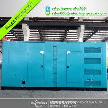 Soundproof silent type diesel genset 800kva diesel generator 640kw price with Cummins engine KTA38-G2